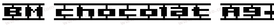 BM chocolat A9字体转换